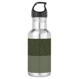 Textured Moss Green Split Water Bottle – Customize
