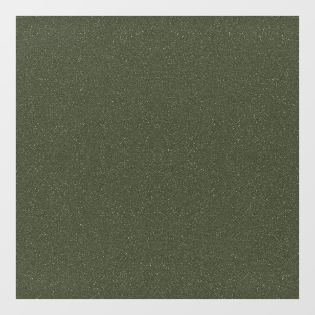 Textured Moss Green Window Cling – Customizable (Sheet)