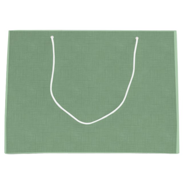 Textured muted green. large gift bag (Front)