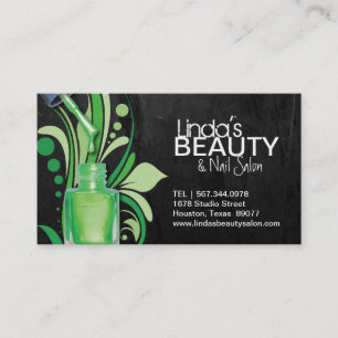 TEXTURED NAIL SALON BUSINESS CARD