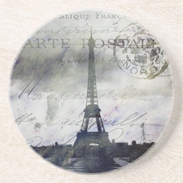 Textured Paris Coaster (Front)