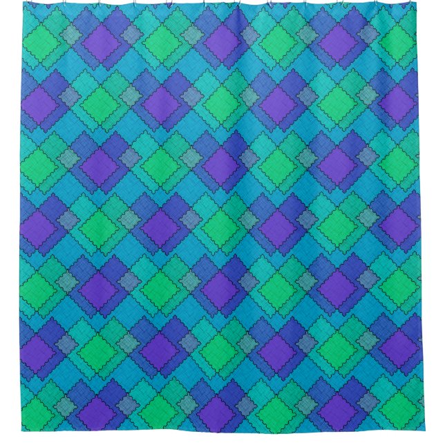 Textured patches multicolored strokes (Front)