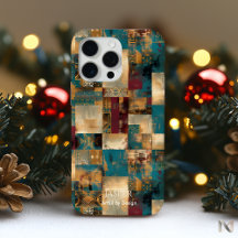 Textured Patchwork Charm – Rustic Artful Design