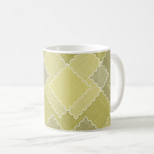 Textured patchwork patchwork multicolored patches  coffee mug
