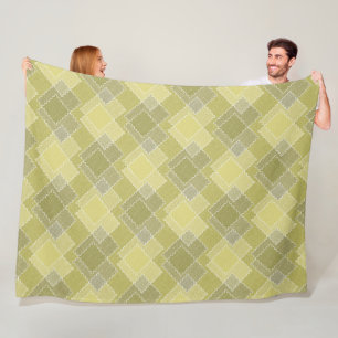 Textured patchwork patchwork multicolored patches fleece blanket