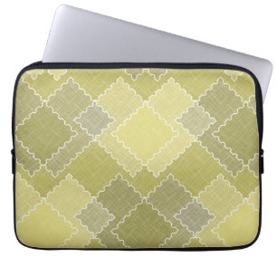 Textured patchwork patchwork multicolored patches  laptop sleeve