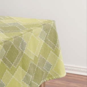 Textured patchwork patchwork multicolored patches  tablecloth