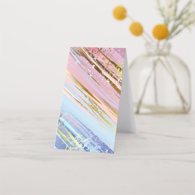 Textured Pink Background Appointment Card (Back)