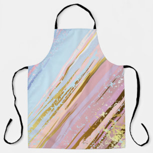 Textured Pink Background Apron