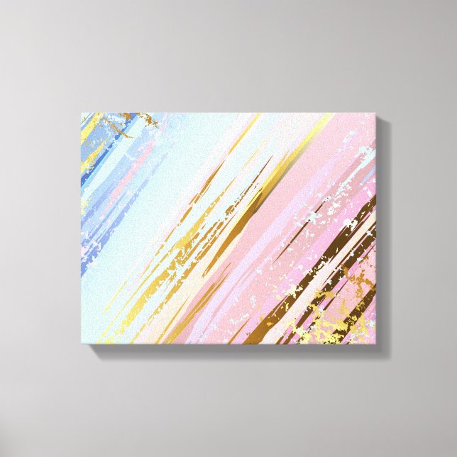 Textured Pink Background Canvas Print (Front)