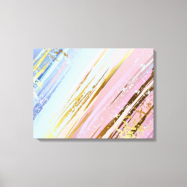 Textured Pink Background Canvas Print (Front)