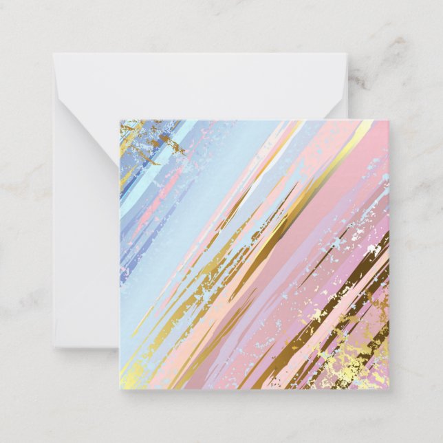 Textured Pink Background Card (Front)