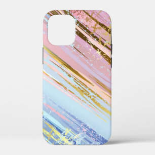 Textured Pink Background iPhone 12 Mini Case