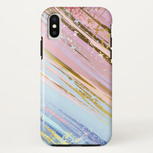 Textured Pink Background iPhone XS Case