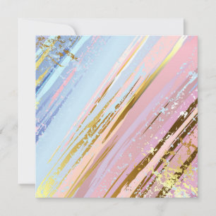 Textured Pink Background Invitation