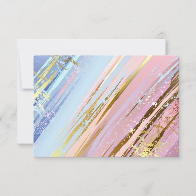 Textured Pink Background Invitation (Front)