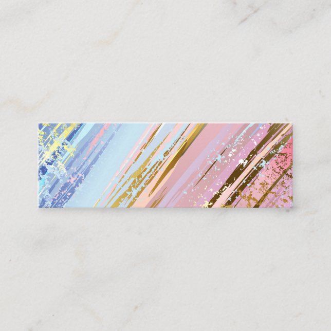 Textured Pink Background Loyalty Card (Front)