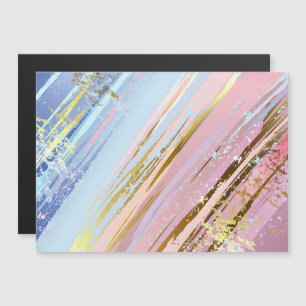 Textured Pink Background Magnetic Invitation