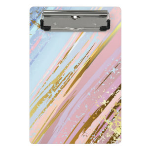 Textured Pink Background Mini Clipboard