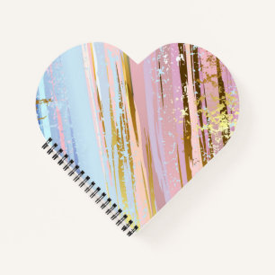 Textured Pink Background Notebook