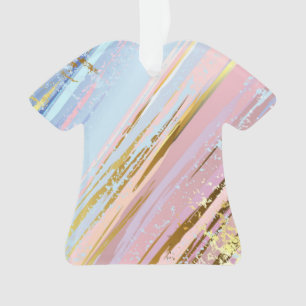 Textured Pink Background Ornament