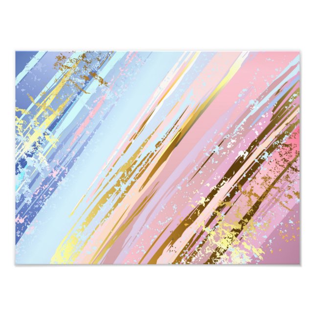 Textured Pink Background Photo Print (Front)