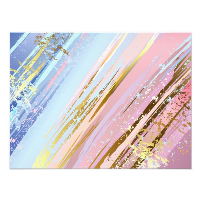 Textured Pink Background Photo Print (Front)