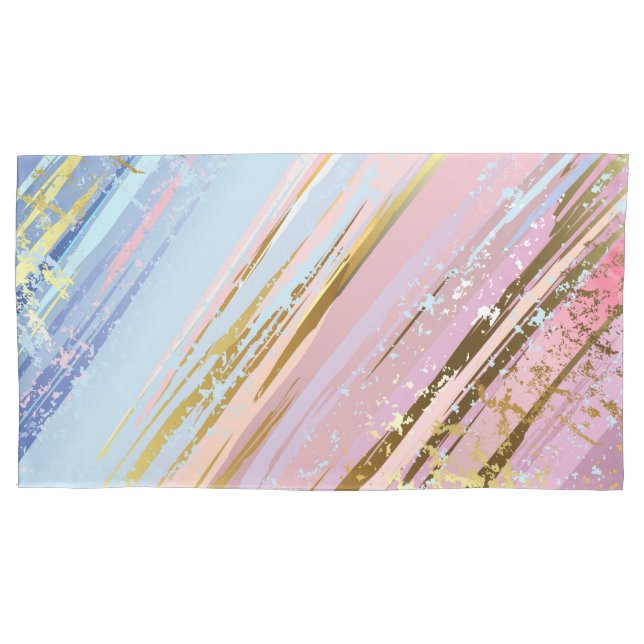 Textured Pink Background Pillowcase (Front)