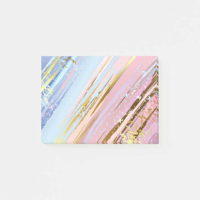 Textured Pink Background Post-it Notes (Front)