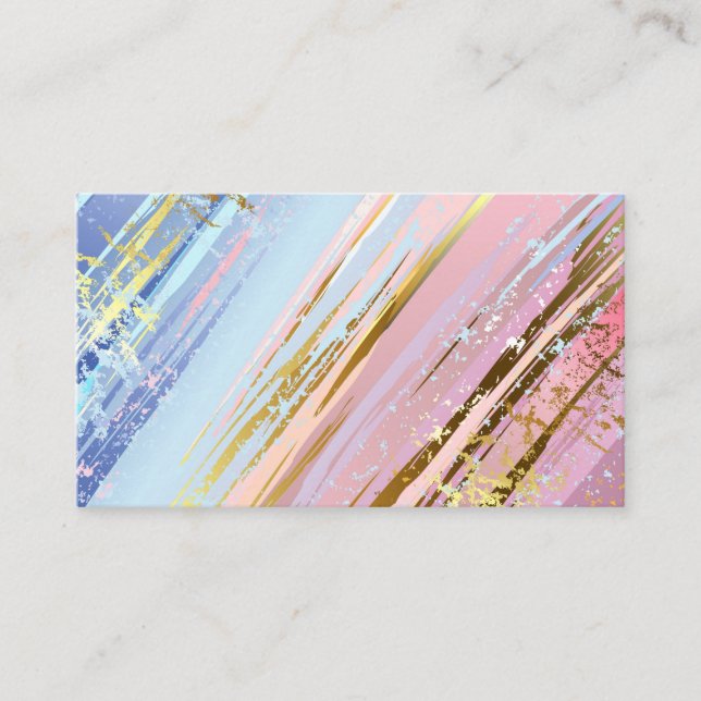 Textured Pink Background Referral Card (Front)