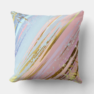 Textured Pink Background Throw Pillow