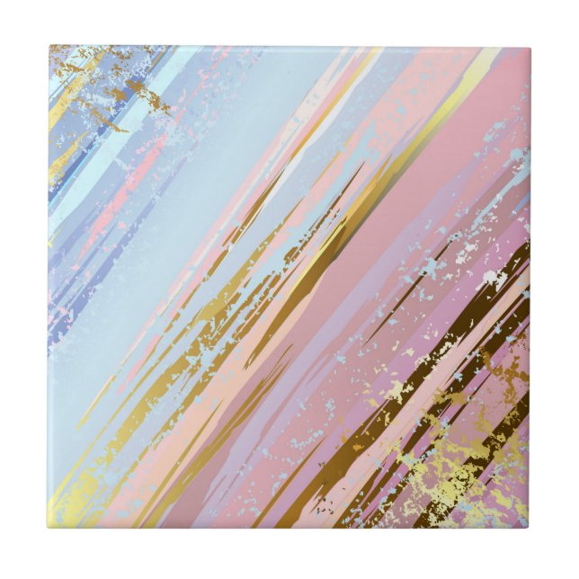 Textured Pink Background Tile (Front)