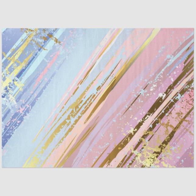 Textured Pink Background Tissue Paper (Front)