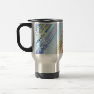 Textured Pink Background Travel Mug