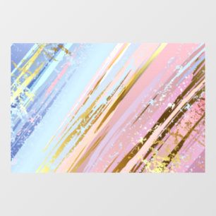 Textured Pink Background Window Cling