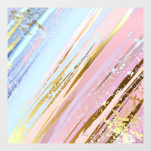 Textured Pink Background Window Cling (Sheet)