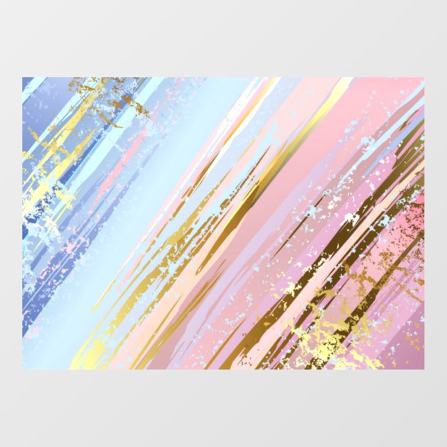Textured Pink Background Window Cling (Sheet)