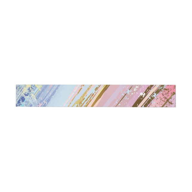 Textured Pink Background Wrap Around Label (Individual)