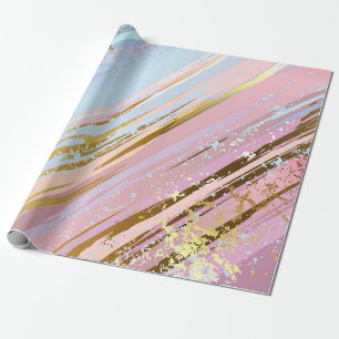 Textured Pink Background Wrapping Paper