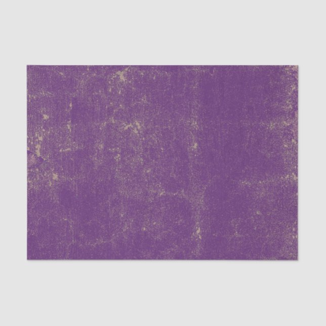 Textured Purple Rustic Decoupage Pattern Design Tissue Paper (Front)