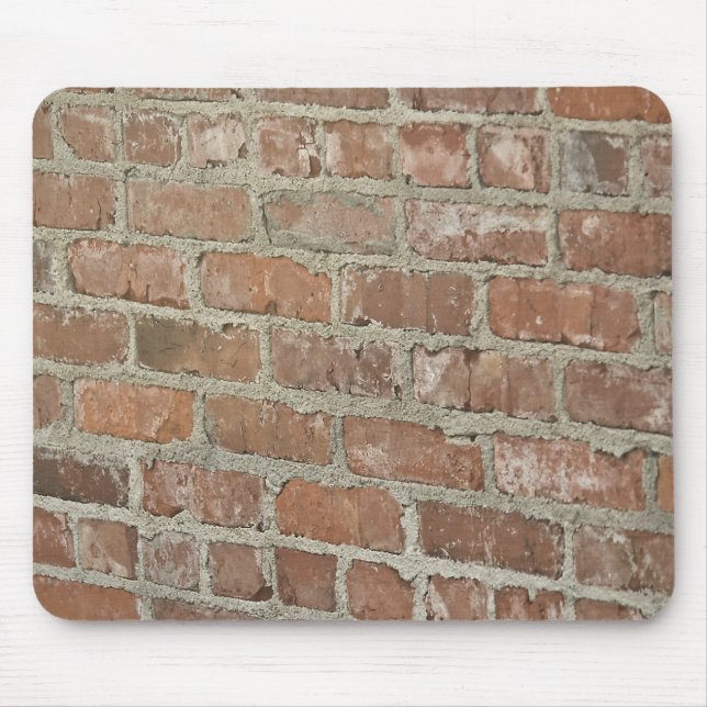 Textured Red brick wall Mouse Pad (Front)
