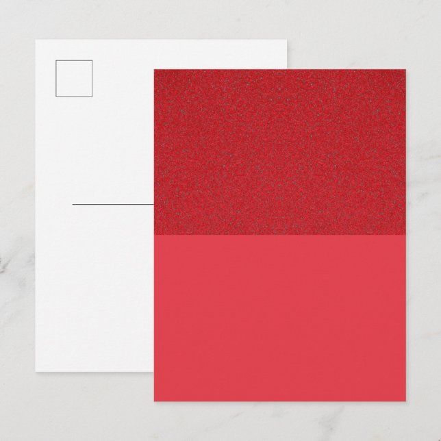 Textured Red Top Invitation Postcard – Customize (Front/Back)