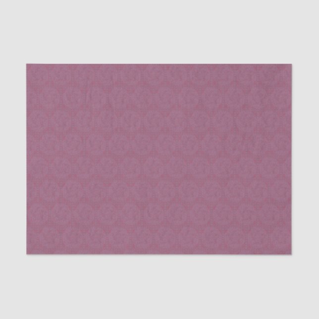 Textured Rosy Pink Tissue Paper (Front)