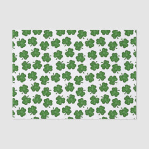 Textured Shamrocks Tissue Paper