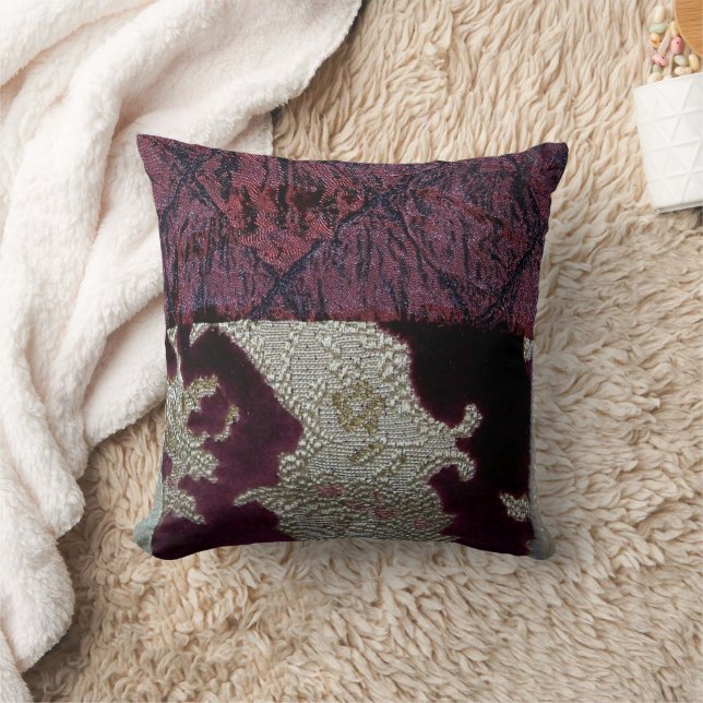 Textured Silk Fabric Pillows (Blanket)