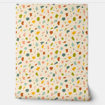 Textured Stone Terrazzo Speckles - Cream