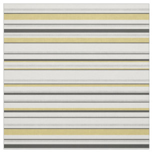 Textured striped pattern. Black, mustard, grey  Fabric