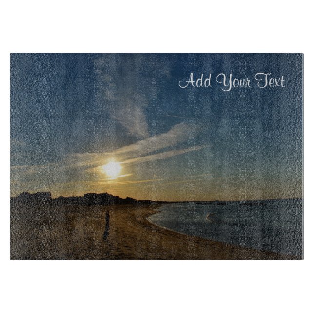 Textured Sunset by Shirley Taylor Cutting Board (Front)