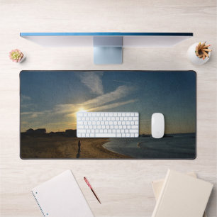 Textured Sunset by Shirley Taylor Desk Mat