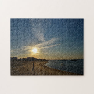 Textured Sunset by Shirley Taylor Jigsaw Puzzle